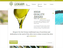 Tablet Screenshot of oliveoil-kreta.com